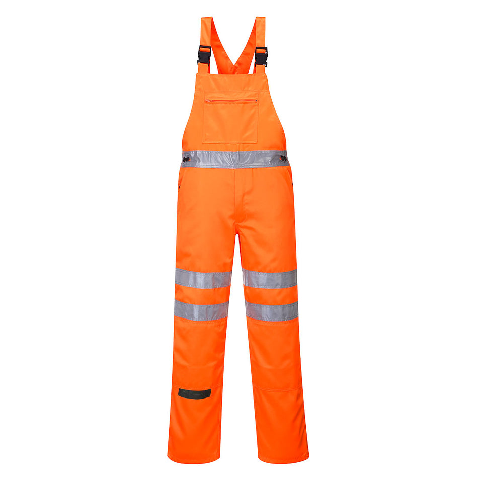Portwest Hi-Vis Polycotton Service Bib and Brace
