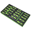 Sealey S01276 Siegen Screwdriver Set with Tool Tray 20pc