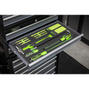 Sealey S01279 Siegen Pry Bar, Hammer & Punch Set with Tool Tray 23pc