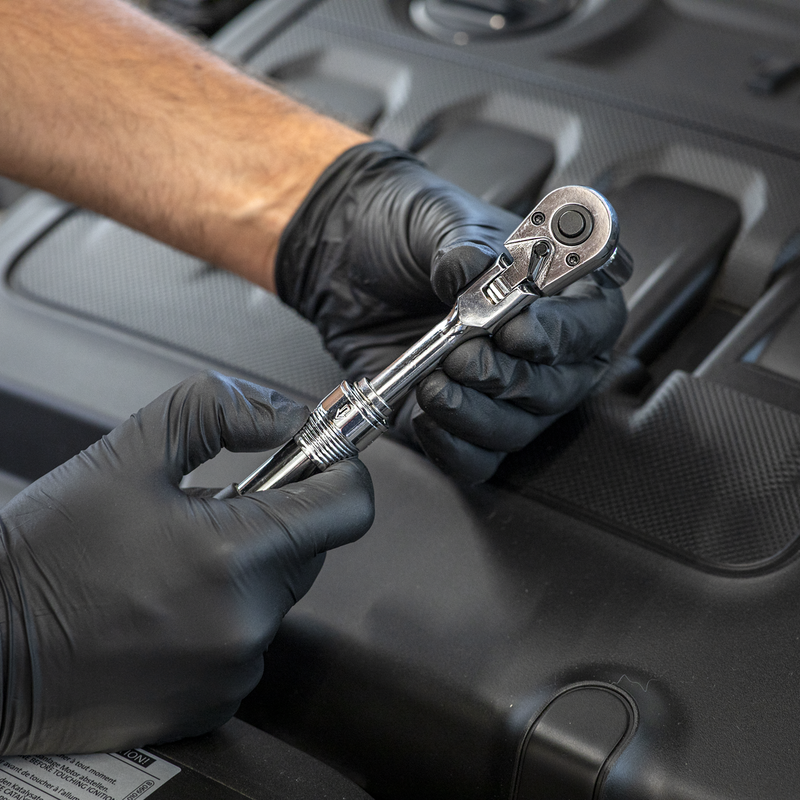 SEALEY S01294 Siegen Extendable Flexi-Head Ratchet Wrench 1/4"Sq Drive