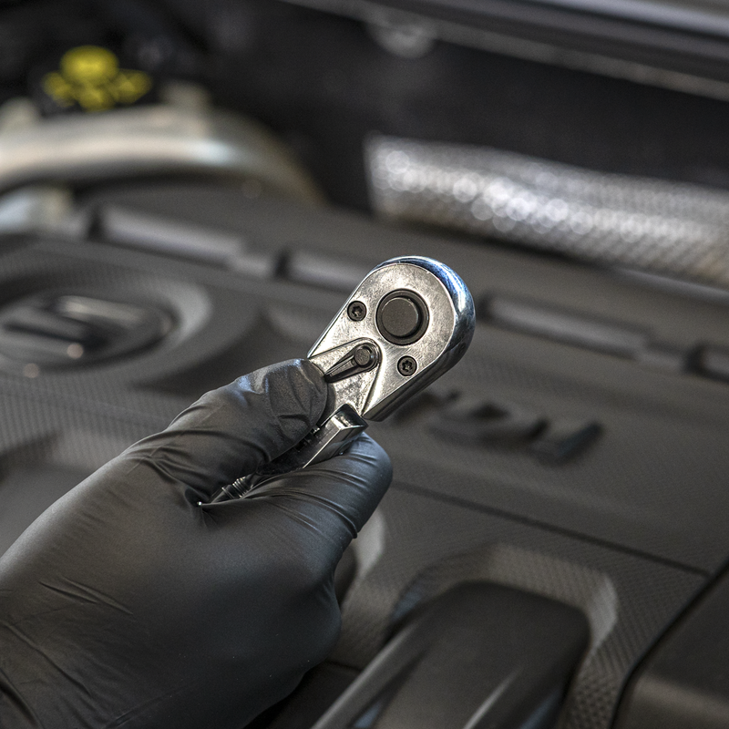 SEALEY S01294 Siegen Extendable Flexi-Head Ratchet Wrench 1/4"Sq Drive