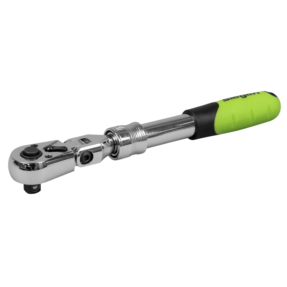 SEALEY S01295 Siegen Extendable Flexi-Head Ratchet Wrench 3/8"Sq Drive