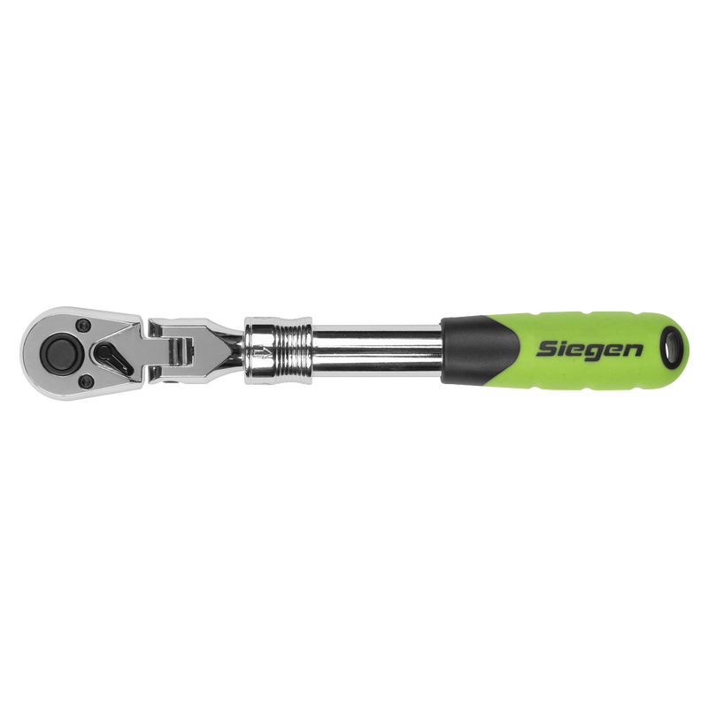 SEALEY S01295 Siegen Extendable Flexi-Head Ratchet Wrench 3/8"Sq Drive