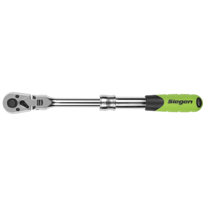 SEALEY S01295 Siegen Extendable Flexi-Head Ratchet Wrench 3/8"Sq Drive