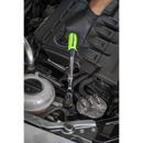 SEALEY S01296 Siegen Extendable Flexi-Head Ratchet Wrench 1/2"Sq Drive