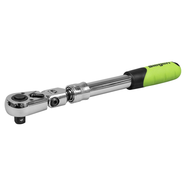 SEALEY S01296 Siegen Extendable Flexi-Head Ratchet Wrench 1/2"Sq Drive