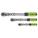 SEALEY S01297 Siegen Extendable Flexi-Head Ratchet Wrench Set 3pc