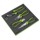 SEALEY S01298 Siegen Comfort Grip Pliers Set 4pc