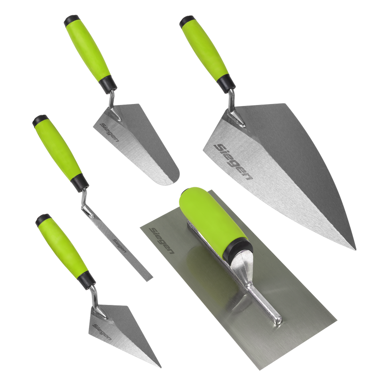 SEALEY S01300 Siegen Trowel Set with Soft Grip Handle 5pc