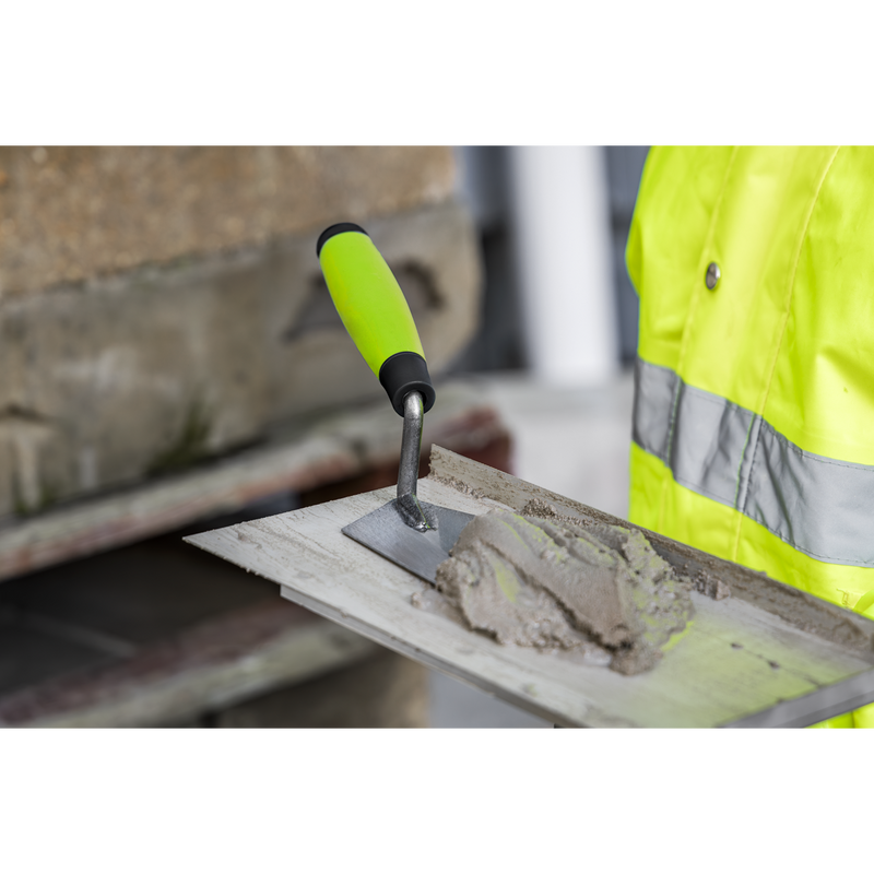 Sealey S01301 Siegen Carbon Steel Pointing Trowel with Soft Grip 150mm