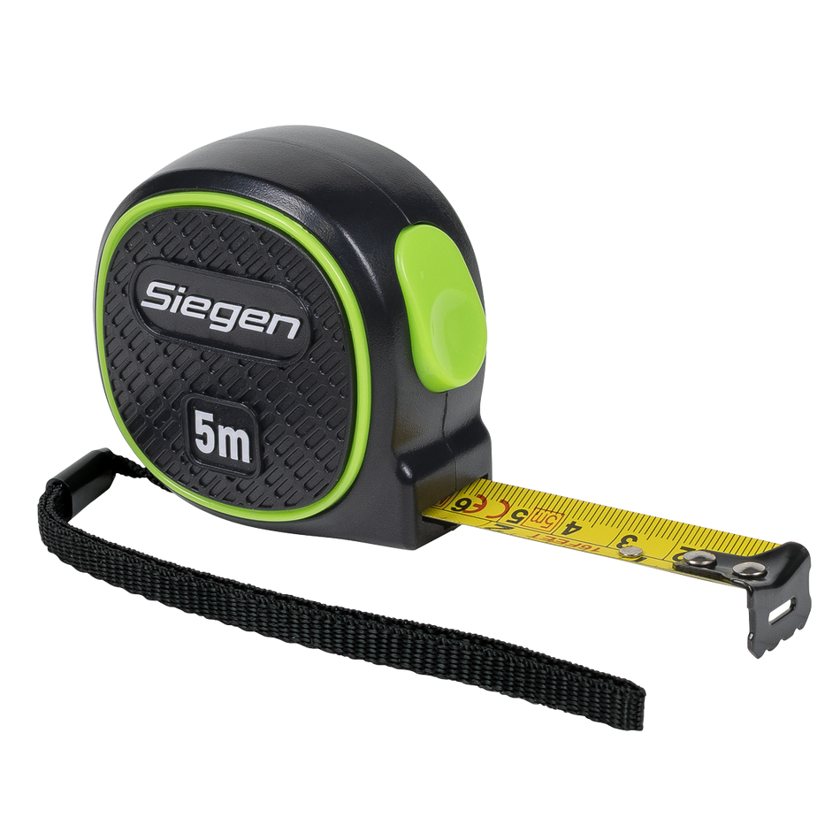 Sealey S01328 Metric/Imperial Auto-Lock Tape Measure 5m(16ft) x 19mm