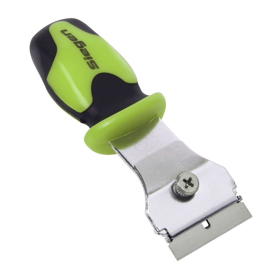 Sealey S0883 Stubby Razor Scraper with Comfort Grip - Display Box of 12