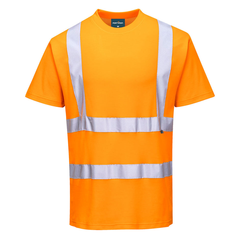 Portwest Hi-Vis Cotton Comfort T-Shirt S/S