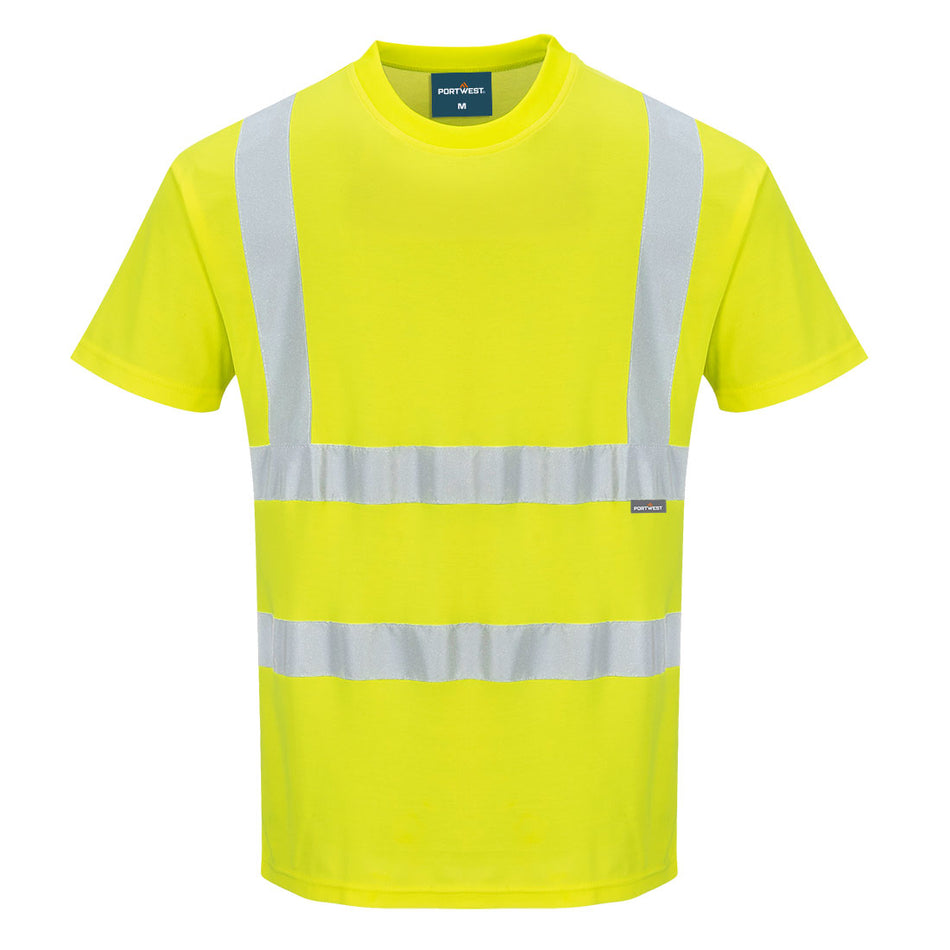 Portwest Hi-Vis Cotton Comfort T-Shirt S/S