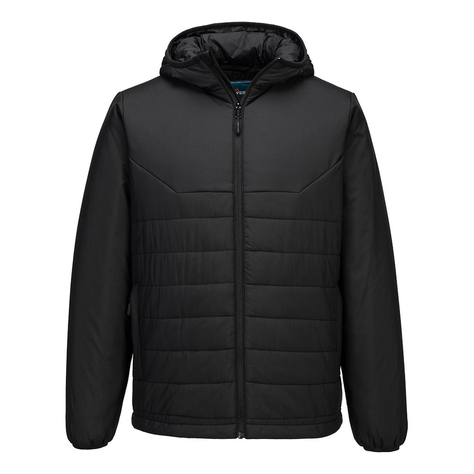 Portwest Professional Hooded Insulated Baffle Jacket