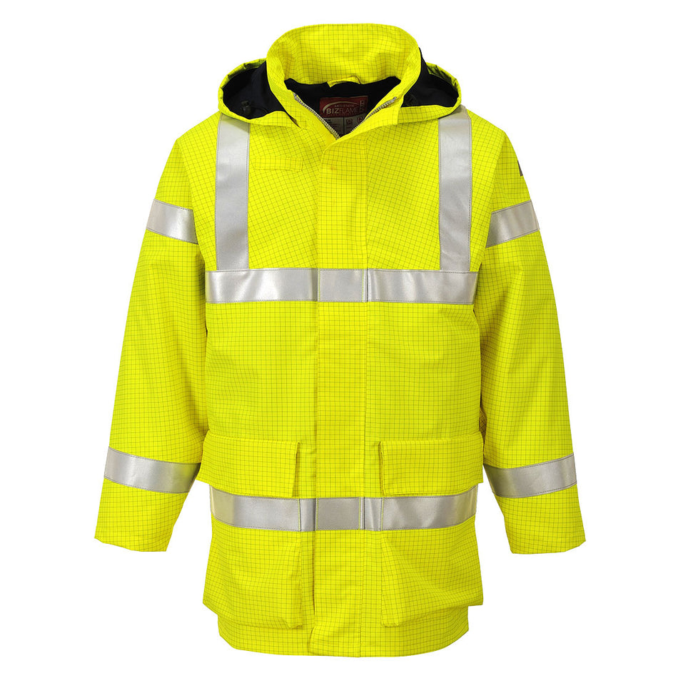 Portwest Bizflame Rain Hi-Vis FR Jacket