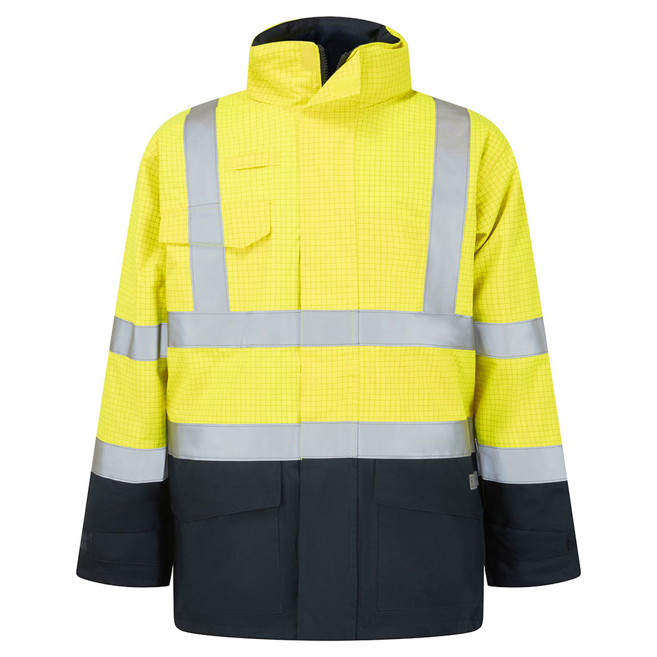 Portwest Bizflame Rain Hi-Vis Constrast FR Jacket