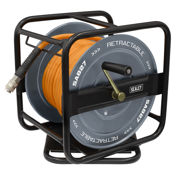 Sealey SA827 30m Swivel Air Hose Reel 6mm ID