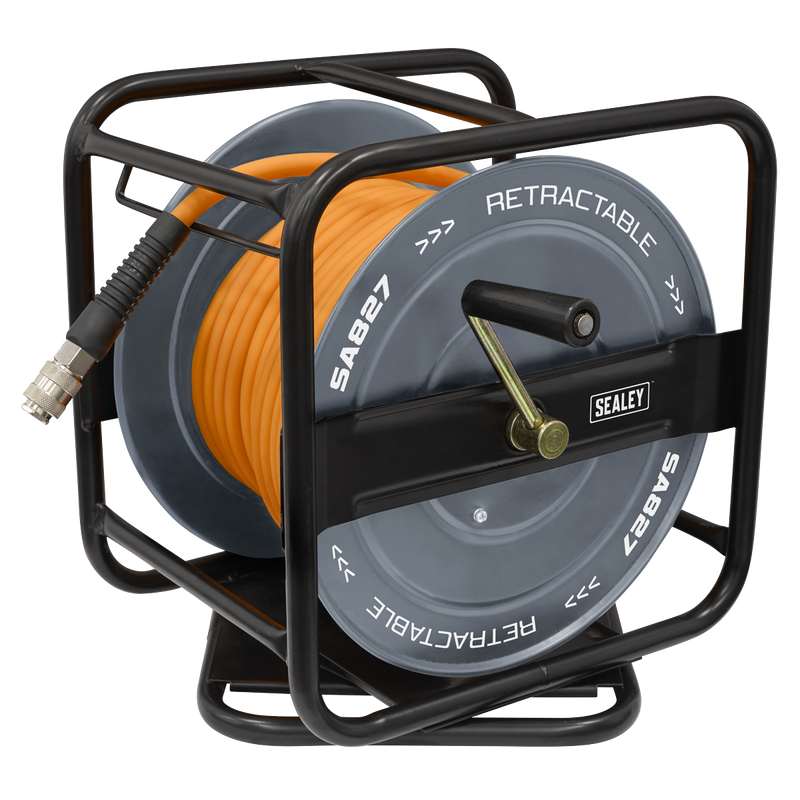 Sealey SA827 30m Swivel Air Hose Reel 6mm ID