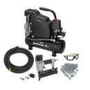 Sealey SAC0620AKIT Air Compressor/Air Nail/Staple Gun Kit