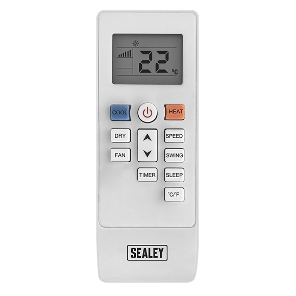 Sealey SAC12000 12000Btu/hr Air Conditioner/Dehumidifier/Heater