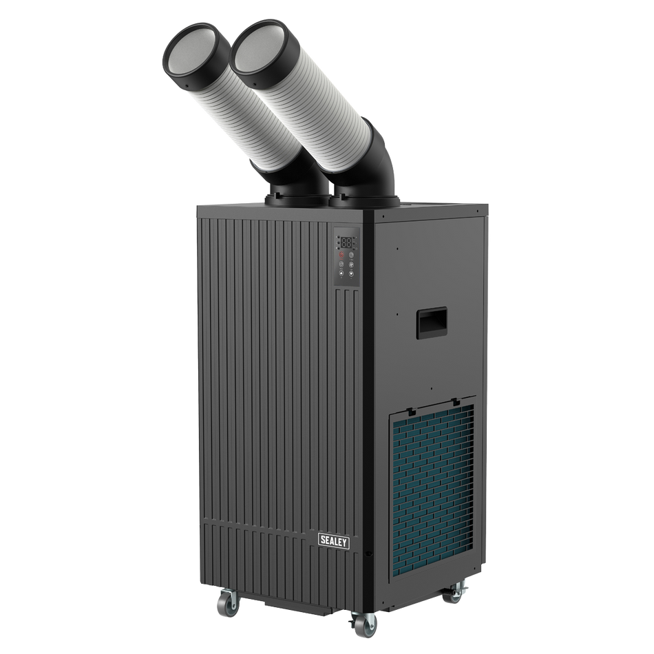 Sealey SAC12001 Industrial Spot Cooler Air Conditioner/Dehumidifier/Air Cooler 12,000Btu/hr (3.5kW)