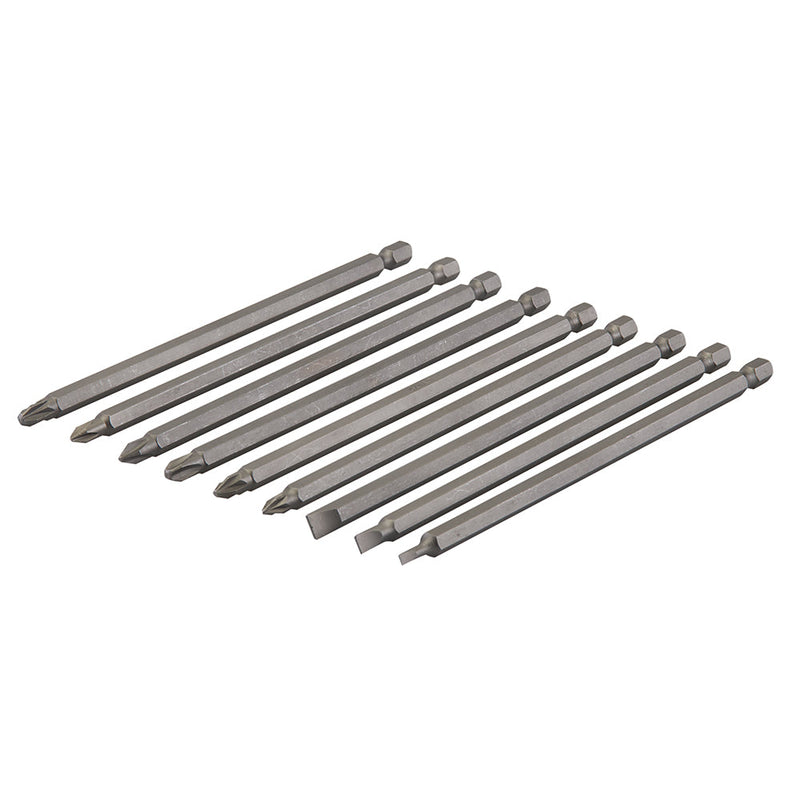 Silverline SB08 Extra-Long Power Bit Set 9pce