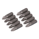 Silverline SB207 Pozidriv Cr-V Screwdriver Bits 10pk