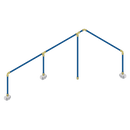 Sealey SBAKIT315 SharkBite® 18m 3-Drop Air Supply System Kit 15mm