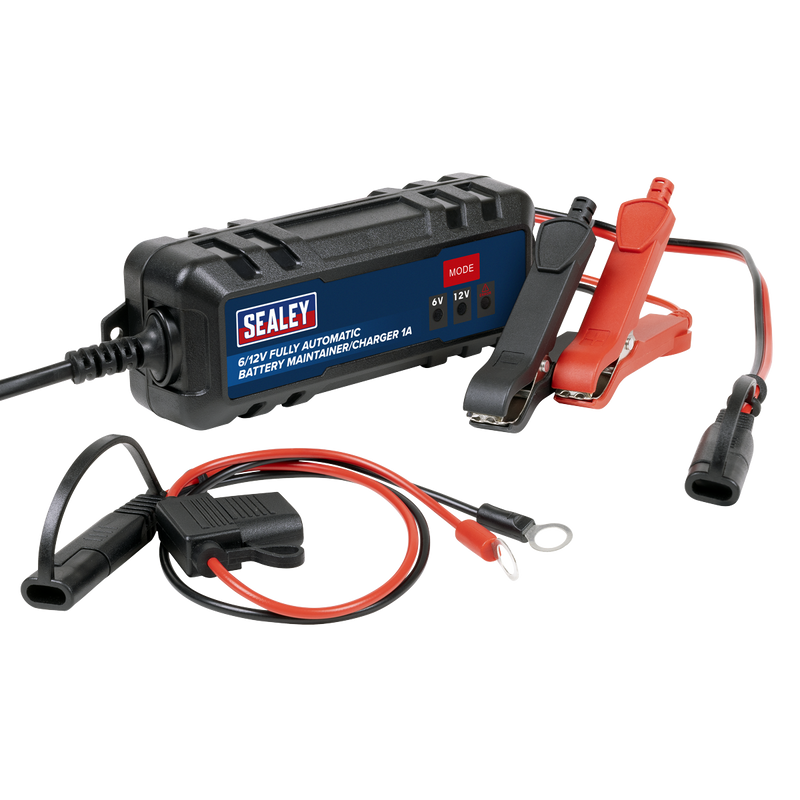 Sealey SBC1 6/12V Fully Automatic Battery Maintainer/Charger 1A