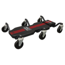SEALEY SCR101P Steel Creeper with 6 Rough Ground 5" Wheels & Headrest