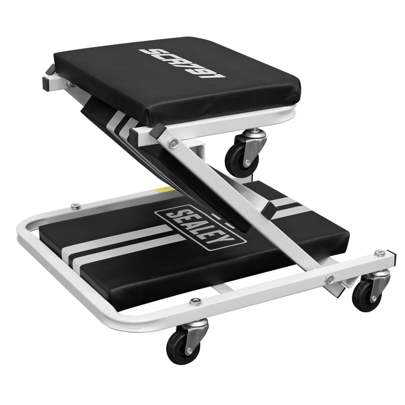 Sealey SCR791 Compact Steel Creeper/Seat with 6 Wheels