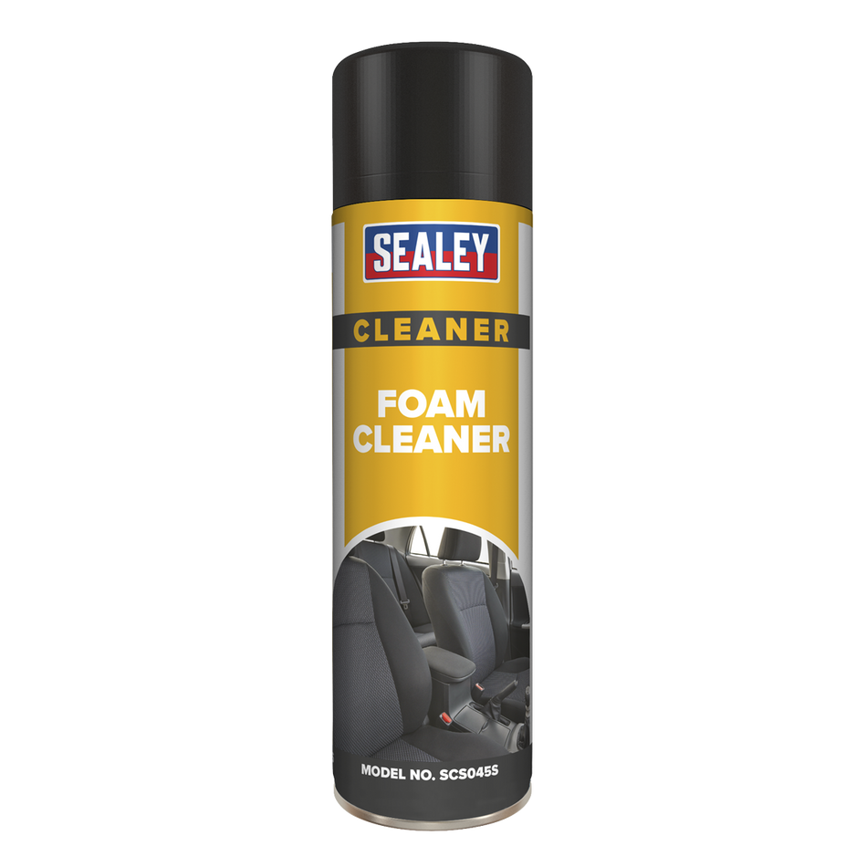 Sealey SCS045 Foam Cleaner Multipurpose 500ml Pack of 6