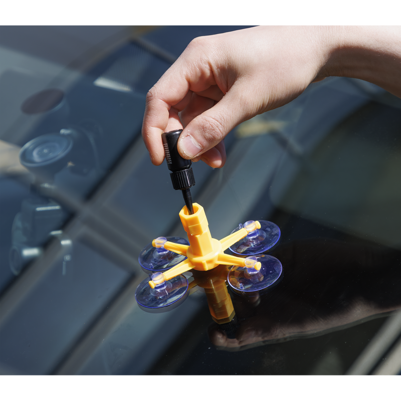 SEALEY SCS902 Windscreen Repair Kit with UV Light