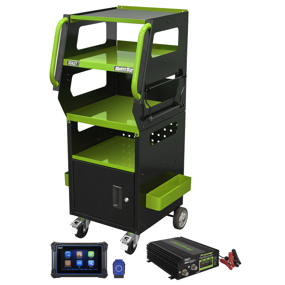 Sealey SDS1G1 Diagnostic Support Station - Green
