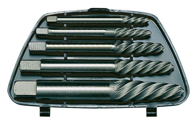 Teng Tools SE05 Screw Extractor Set Spiral 5 Pieces