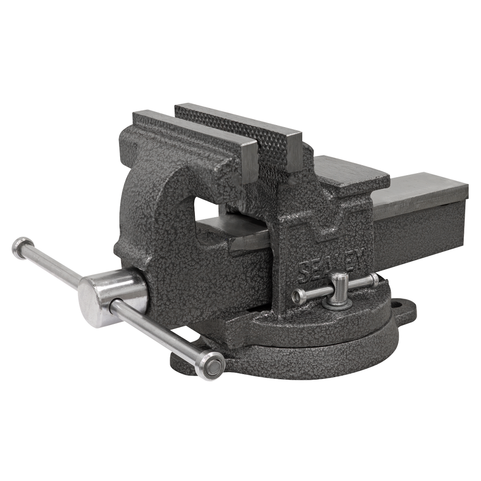 Sealey SGV100L 100mm SG Iron Vice with Swivel Base