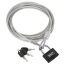 Sealey SHGCL3 Motorcycle Cable Lock 3m