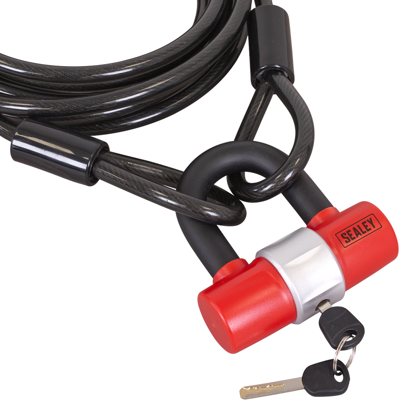 Sealey SHGCL5 Motorcycle Cable Lock 5m