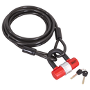 Sealey SHGCL5 Motorcycle Cable Lock 5m