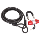 Sealey SHGCL5 Motorcycle Cable Lock 5m