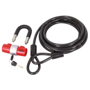 Sealey SHGCL5 Motorcycle Cable Lock 5m