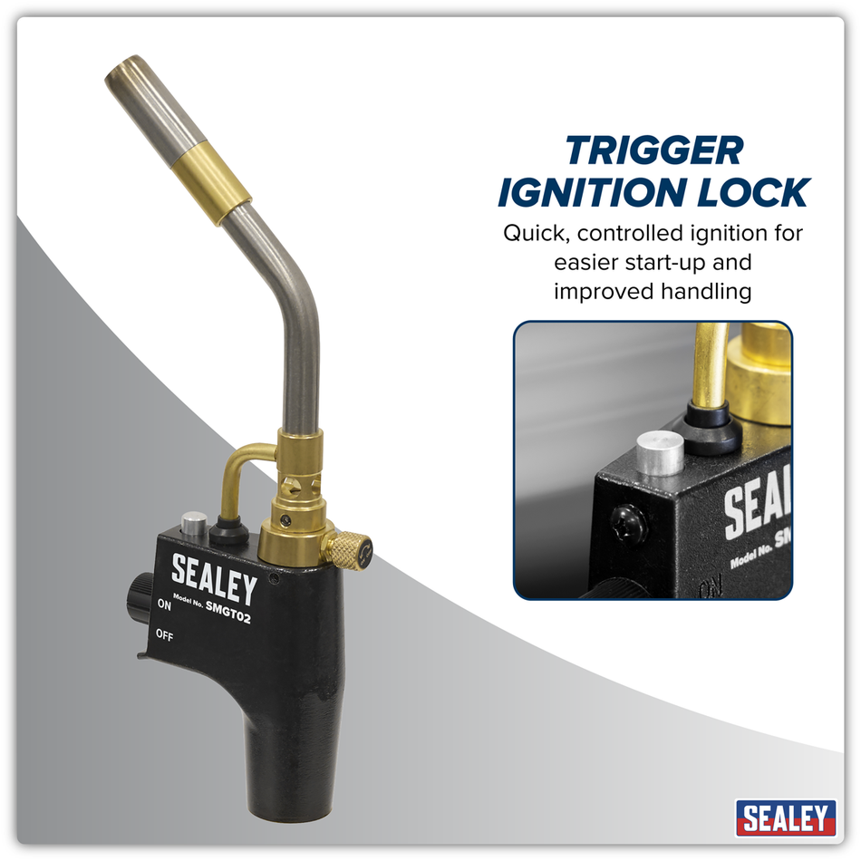 Sealey SMGT02 Industrial MAPP & Propane Gas Brazing Torch