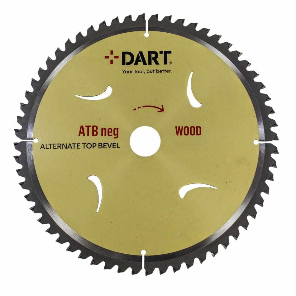 DART SNA2163060  Gold Neg Wood Saw Blade 216Dmm x 30B x 60Z