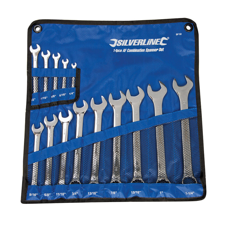 Silverline SP52 Combination Spanner Set 14pce