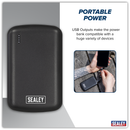 SEALEY SPB103 Portable Power Bank 10W 5000mAh