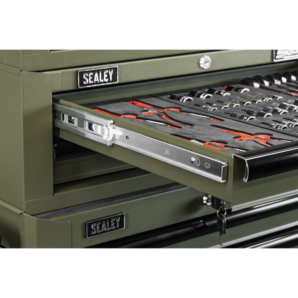 Sealey SPTCOMBO3K Superline PRO® Tool Chest Combination 14 Drawer with 447pc Tool Kit - Khaki