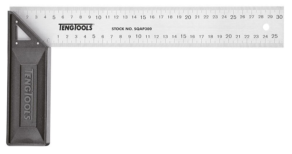 Teng Tools SQAA250 Try Square Aluminium Base 250mm
