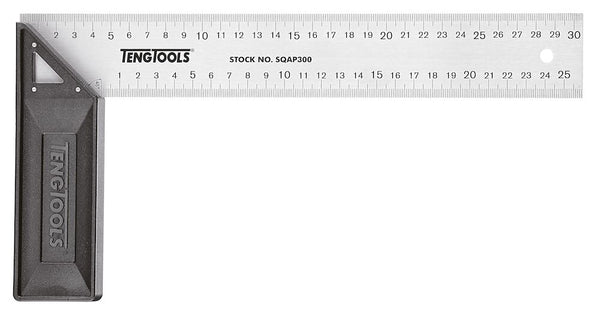 Teng Tools SQAA200 Try Square Aluminium Base 200mm