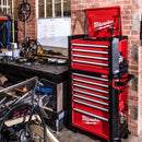 Milwaukee TOOLGUARD™ 30” / 78cm Steel Tool Storage Combo Set – 7 Drawer Rolling Cabinet + 4 Drawer Top Chest (SRC30-1 + STC30-1)